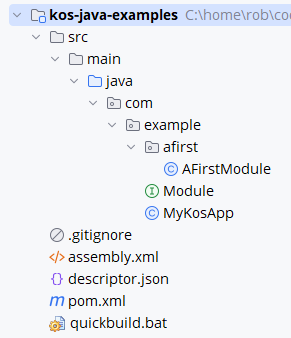 project structure