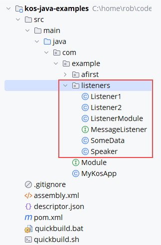 project structure