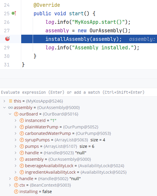 breakpoint in app