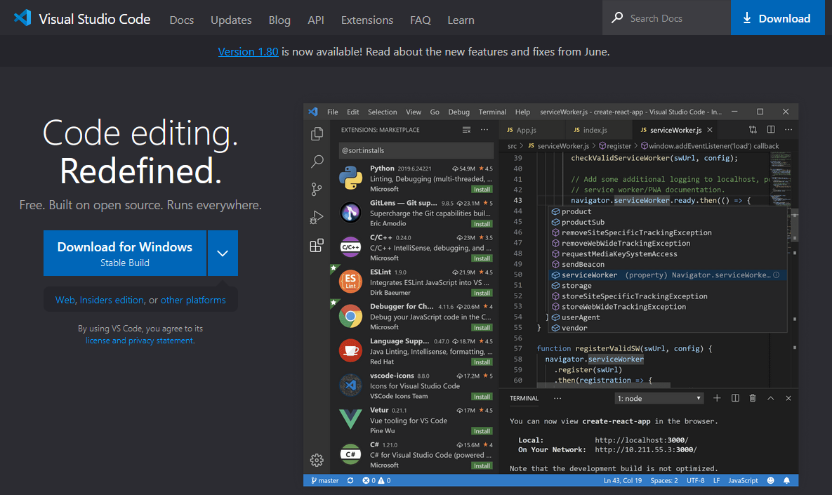 download visual code