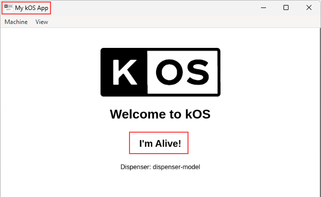 react app in simulators browser window