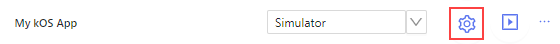open image config window